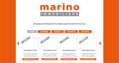 Desktop Screenshot of immobiliaremarino.it